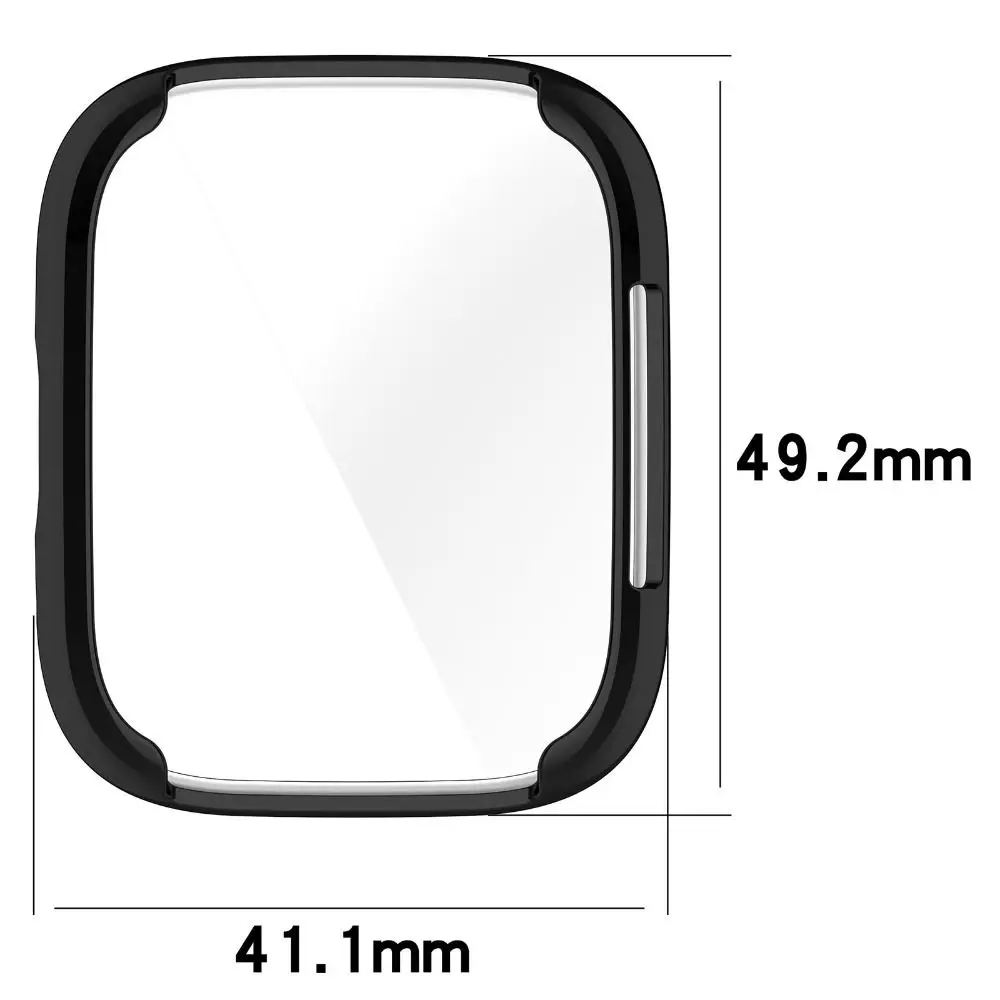 Soft Full-Coverage TPU Protective Shell for Smartwatch with Bumper Screen Protector