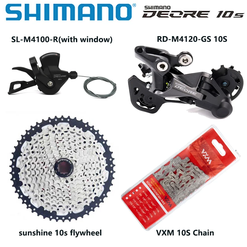 Mountain Bike 10 Speed Road Bike Groupset SHIMANO DEORE M4100 10
