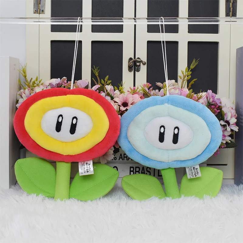 Mario Plush Red Flame Flower Blue Ice Fire Flower Big Poison Piranha Plant Kamek Blooper block Stuffed Dolls Birthday Gifts wireless smart sunglasses talk and music and take photo camera glasses fast chargeable waterproof anti blue block smart glasses