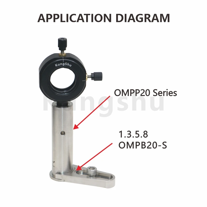 OMPP20 시리즈 20mm 광학 포스트, 연구소, 대학교용 광전자공학 지원 막대