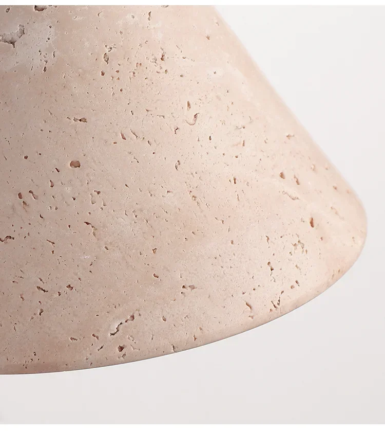 Natural Stone Travertine Wall Lamp Sconce Image 7