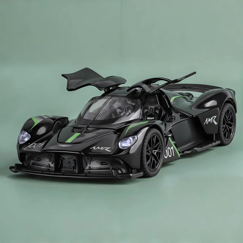 1:32 Aston Martin Valkyrie AMR 001 Super Sports Car Alloy Diecast