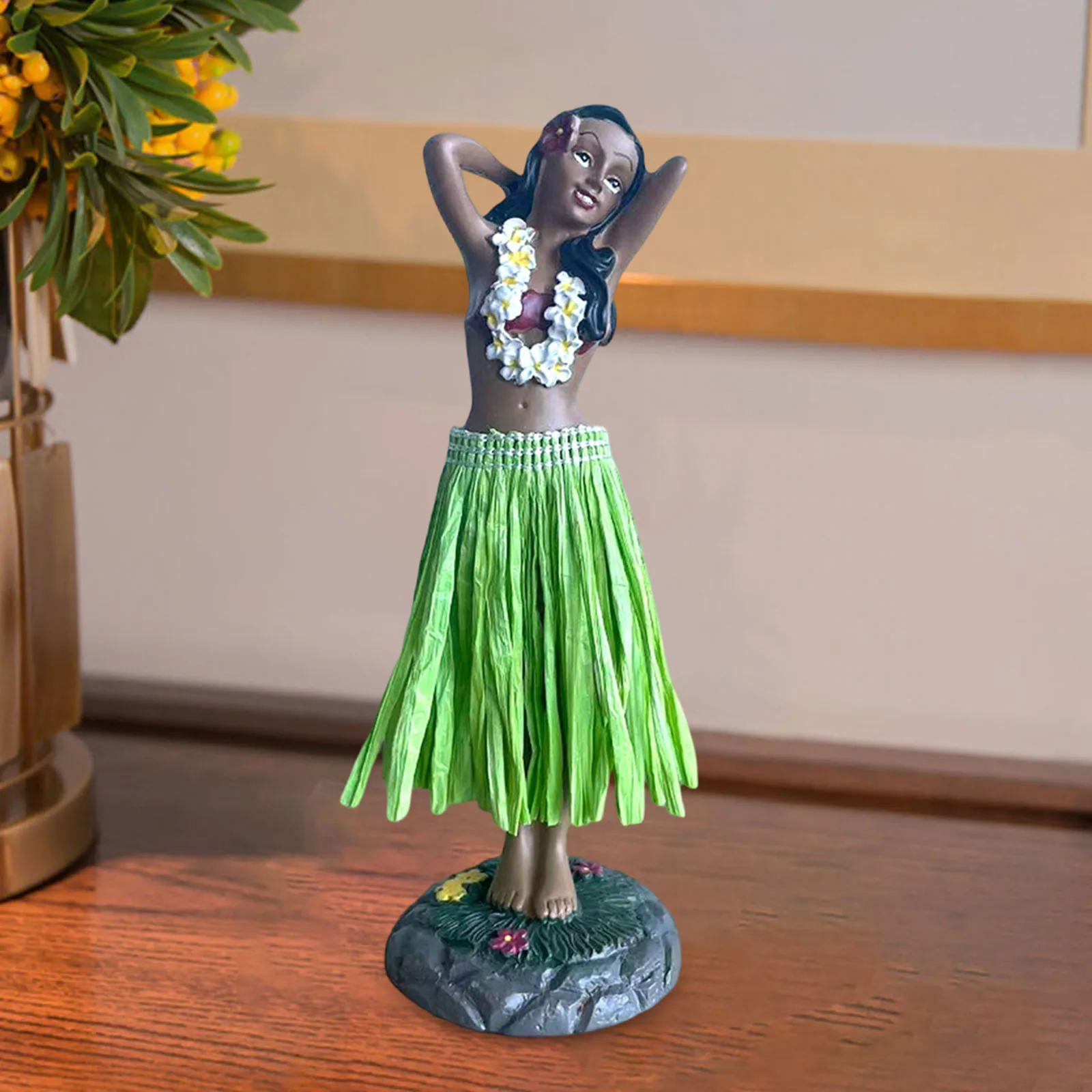 Hawaiian Dancing Girl Dashboard Figurine - Decorative Collectible