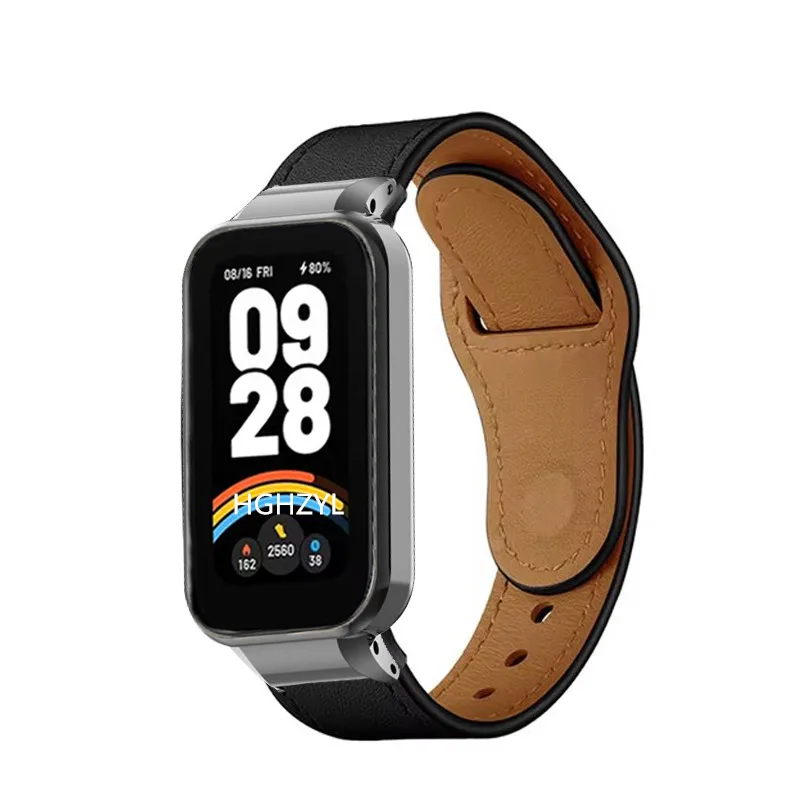 Leather Strap for Smart Watch - Premium Replacement Wristband