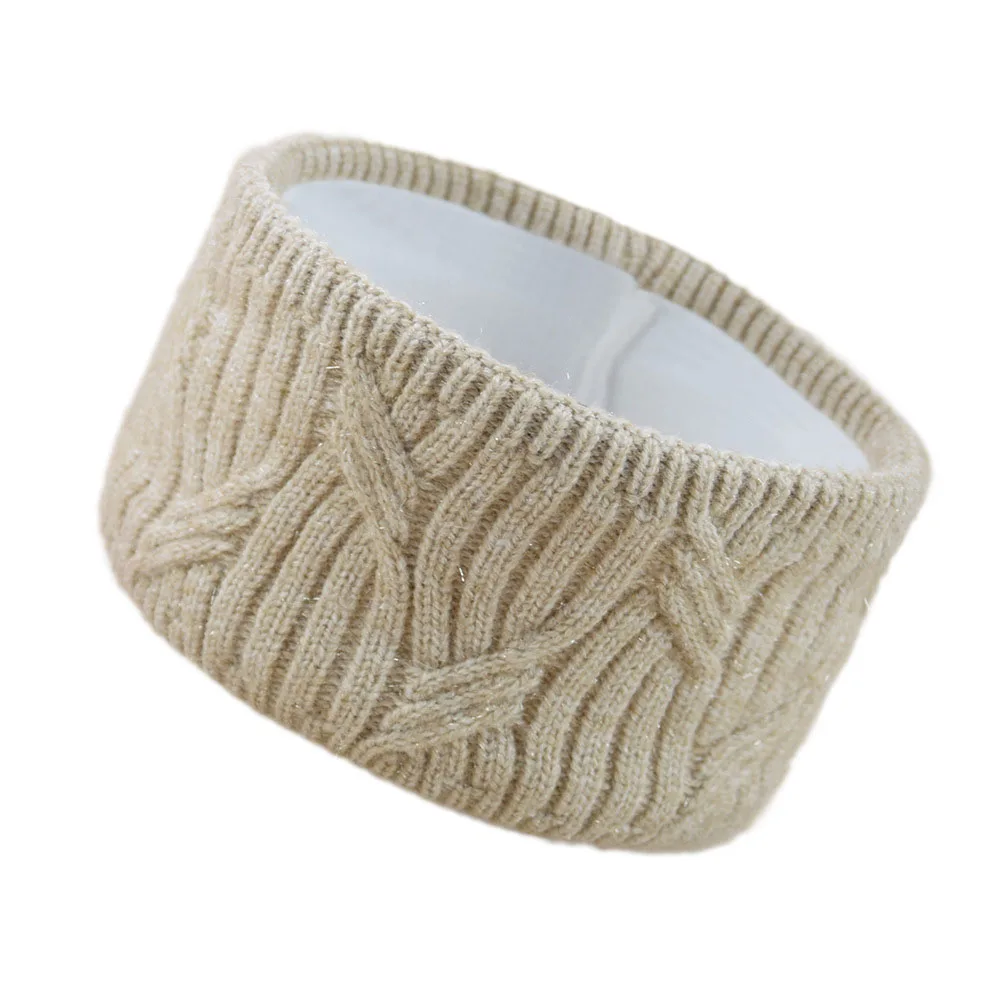 1 Pieza Set De Diadema De Invierno Para Mujer, De Punto Suave