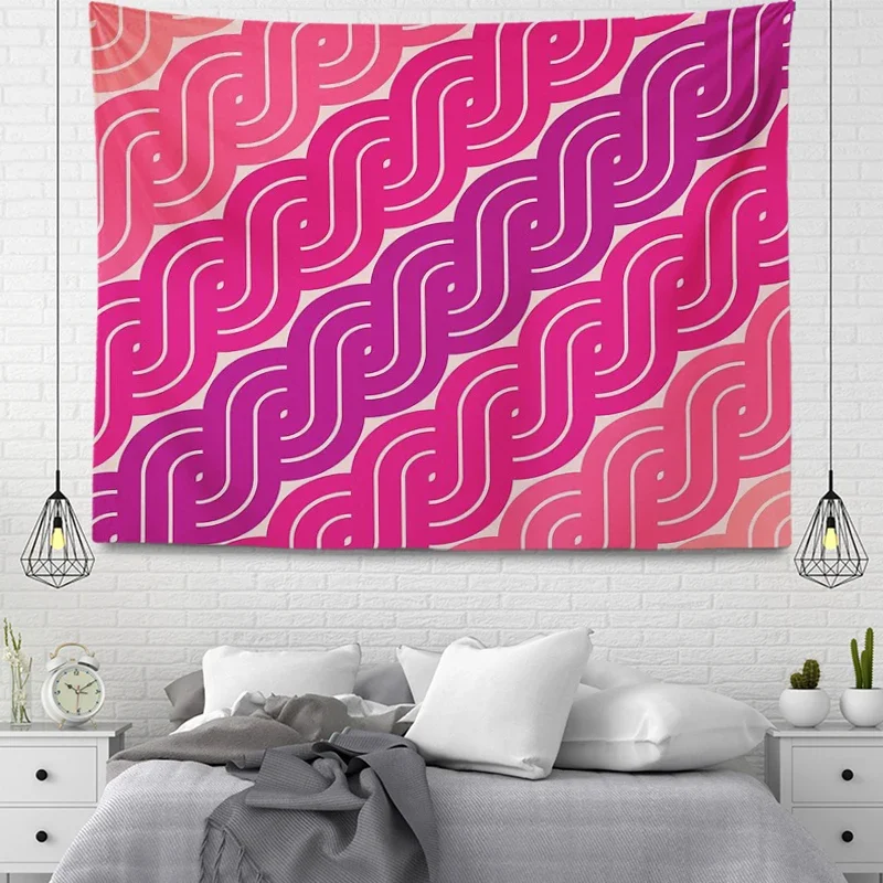 

Home Decoration Wall Tapestry Aesthetic Room Decor Boho Accessories Wall Hanging Large Fabric Autumn Simple Geometry Decor Items