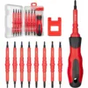 Insulated Screwdriver Set 18-in-1 with Case Electrician Special Set Flat Head torx Screwdriver Multi-Function Insulated tool