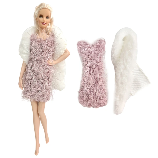NK 2 articoli/Set abito di moda scialle moderno + gonna fatta a mano  abbigliamento Casual per abiti Barbie accessori per bambole bambola per  bambina giocattoli per bambini - AliExpress