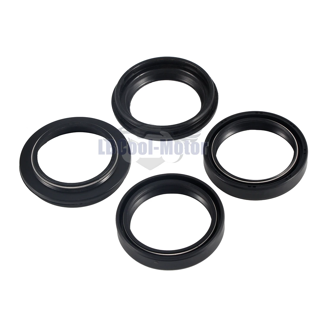 Front Fork Oil Dust Seal Wiper Seals Kit Set For Kawasaki ZX6R 2000-2001 ZX6R 1998-1999 ZX-9R 1998-2003 2000-2001