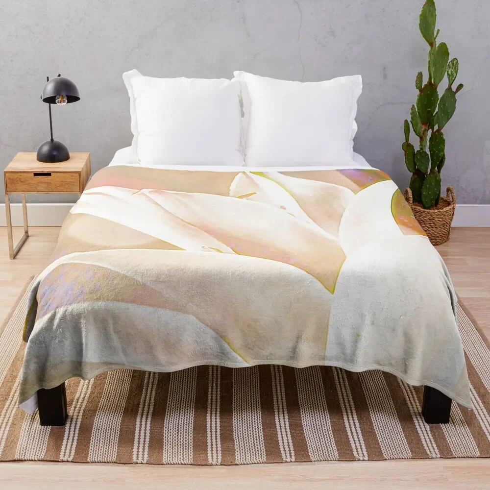 

Plant Art Soft Earth Tones Throw Blanket decorative Bed covers Beautifuls Baby Blankets