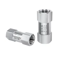 เช็ควาล์วสเตนเลส304สำหรับผู้หญิงขนาด1/8นิ้ว1/4นิ้ว3/8นิ้ว1/2นิ้ว3/4นิ้ว1นิ้ว1นิ้ว 4