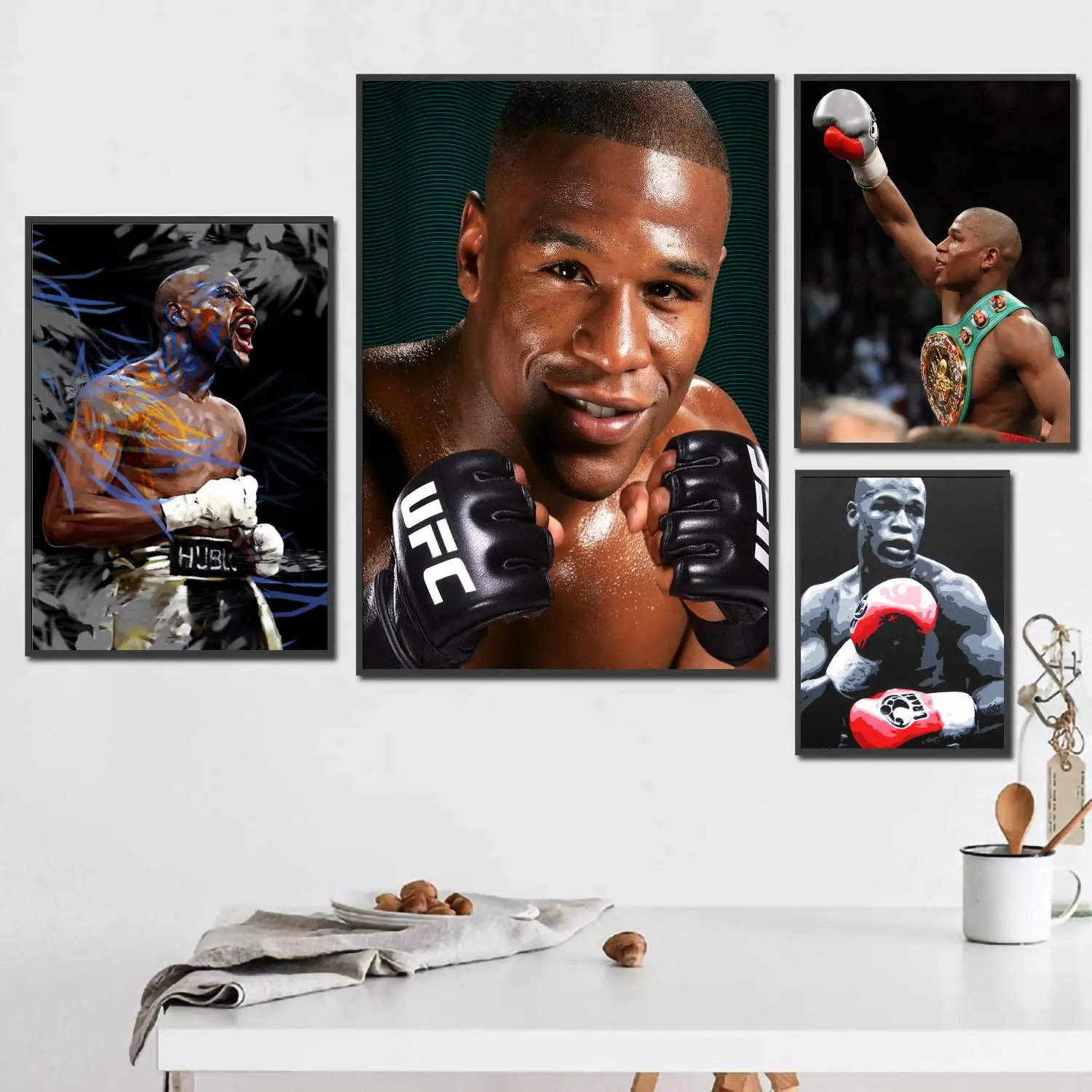 

mayweather athlete 24x36 Decorative Canvas Posters Room Bar Cafe Decor Gift Print Art Wall Paintings