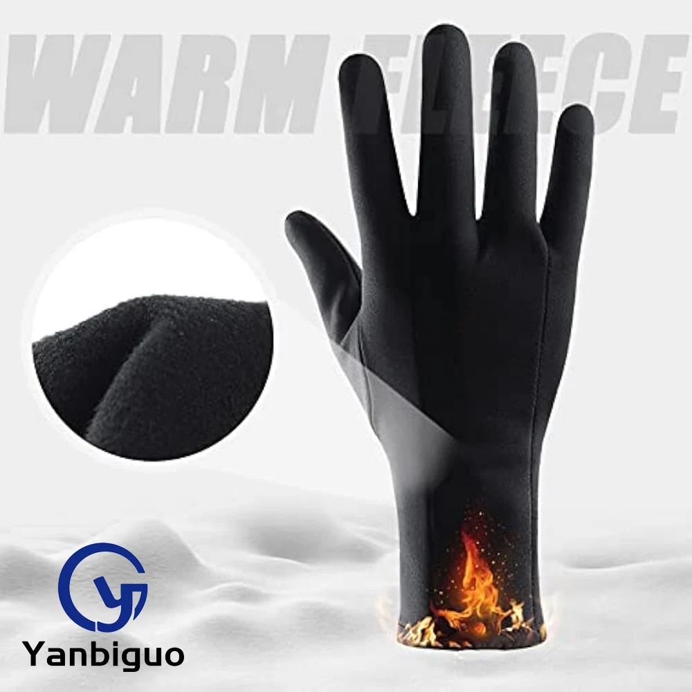 Ski Gloves Liners Thermal Warm Touch Screen Gloves ,Suit for Men &Women Cycling&Running Thin & Lightweight Winter Gloves 4