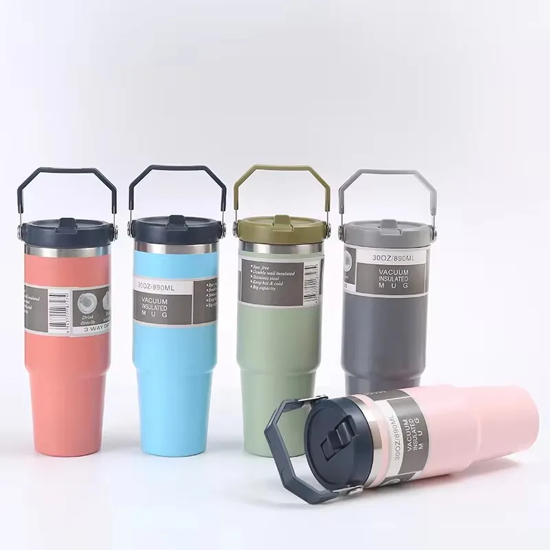 

890ml Stainless Steel Thermos Bottle Tyeso Coffee Cup Portable Insulation Cold And Hot Travel Fitness Mug Leakproof Vacuum Flask