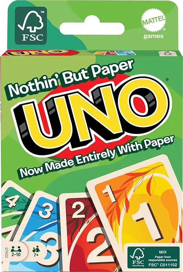 Games UNO Nothin’ But Paper Family Card Game with 112 Cards 2