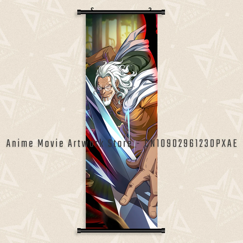 thumbnail image 1 of Póster de lienzo impreso con imagen HD de One Piece Luffy, pergaminos colgantes, decoración moderna para el hogar y la pared, 1 of 5