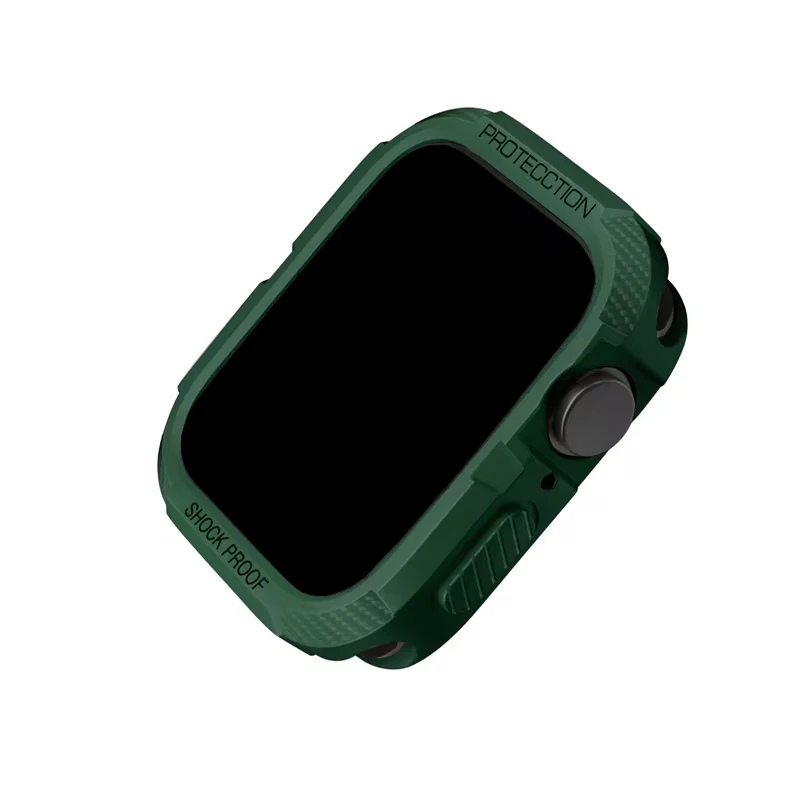 כיסוי קשיח למארז Apple Watch 44mm 40mm 45mm 41mm 42mm 38mm מגן מסך TPU Case iWatch series 9 7 8 se 6 5 אביזרים