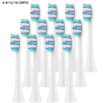 Replacement Toothbrush Heads Compatible with Philips Sonicare Electric Brush Head 1100 2100 4100 4300 5100 5300 6100 6500 etc