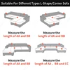 Geometric Sofa Covers for Living Room Spandex Modern Elastic Sofa Slipcovers All-inclusive Couch Chair Cover Furniture Protector 4