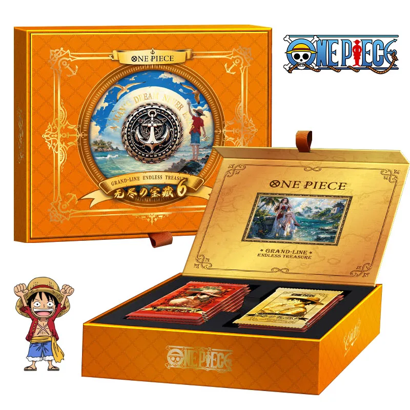 

One Piece Collection Cards Booster Box Rare Endless Treasure Pack Anime Luffy Zoro Nami TCG Game Card Kids Birthday Gifts Toys