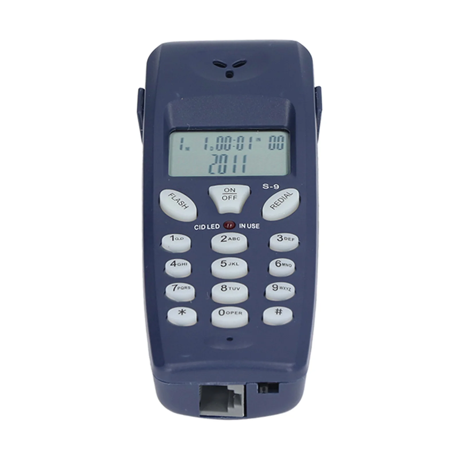 Premium Corded Telephone with LCD Display and Advanced Redial & Pause Features