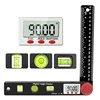 4 In 1 Digital Display Angle Ruler Protractor 3 Bubble Level Guage LCD Display Angle Measuring Tool Woodworking Accessories 2