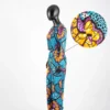 2024 Autumn African Women Suit AFRIPRIDE Private Custom Full Sleeve Short Top+wide Leg Ankle-length Pant Wax Cotton A722639 3