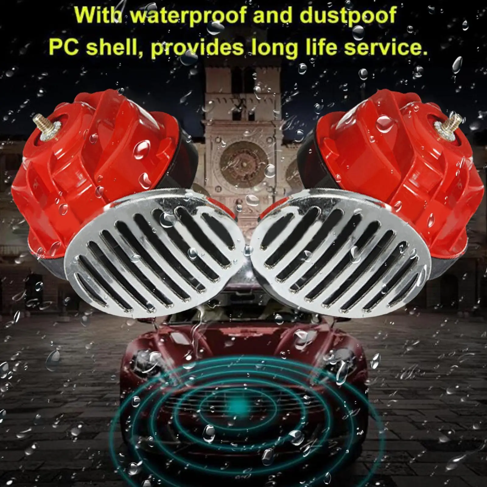 12V 300db Super Train Horn For Power Supplies Car-boat Motorcycles Automotive Loudspeaker Car Speaker Sound Signal C2A7