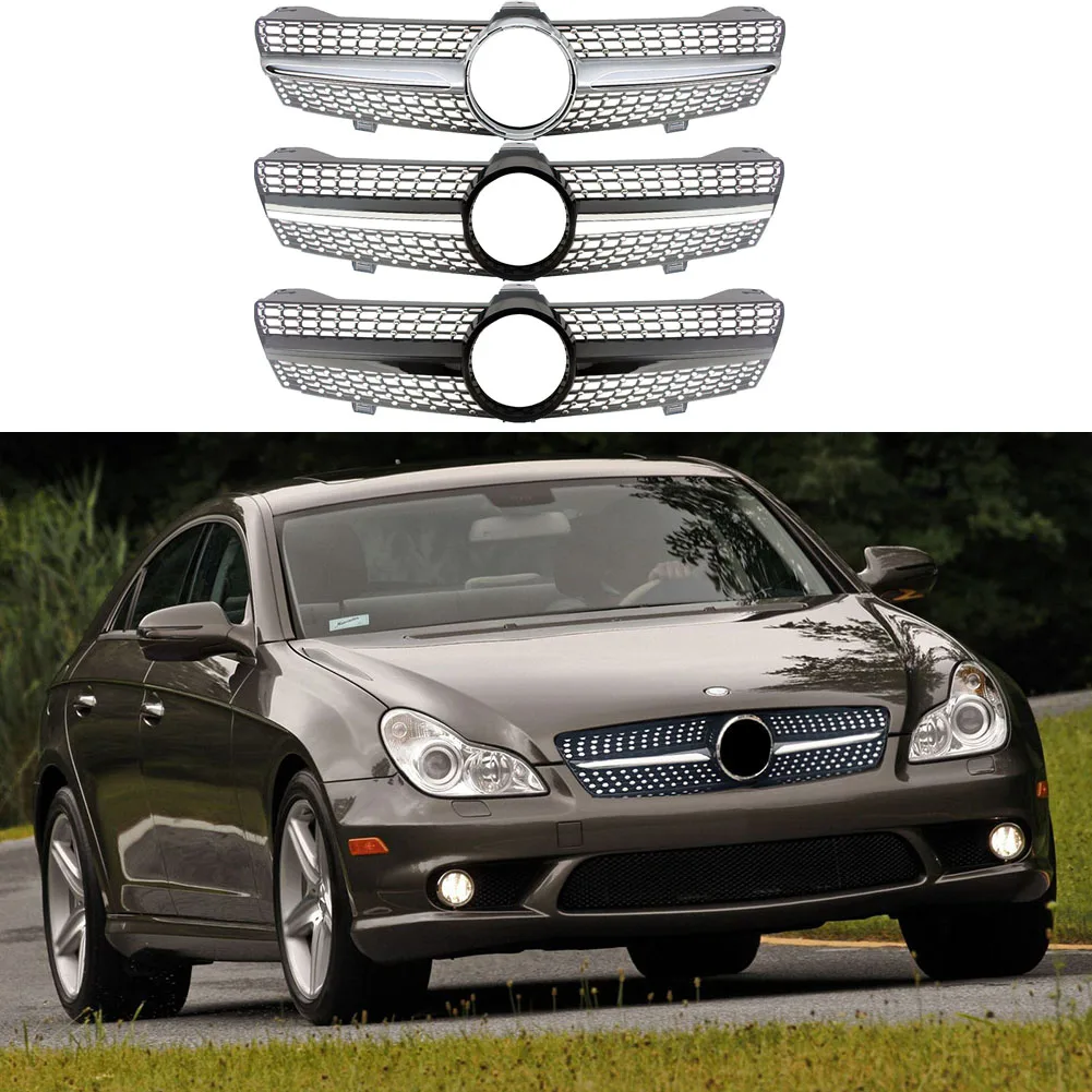 

Передняя решетка бампера для автомобилей Mercedes Benz W219 CLS Class 2008 2009 2010 Diamond