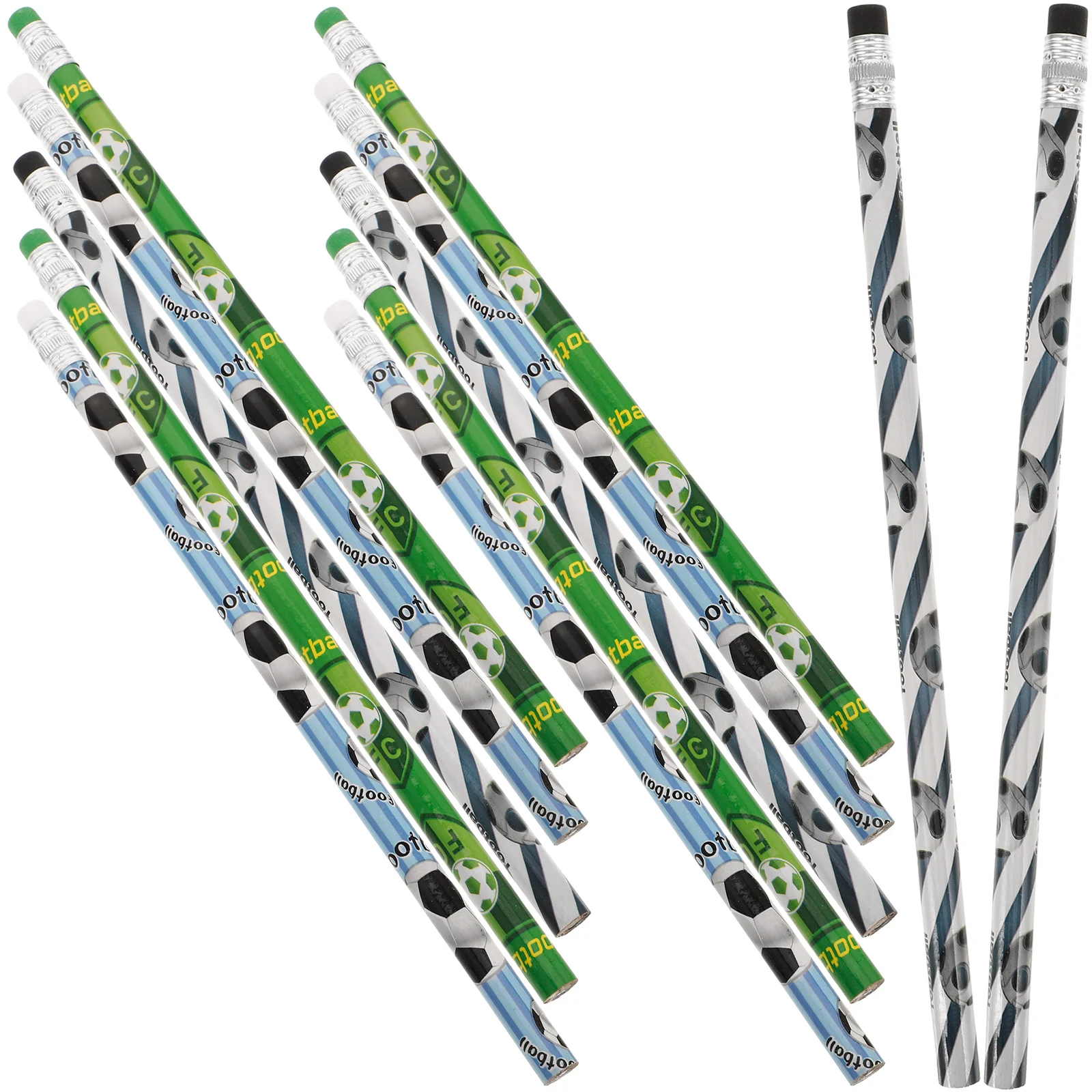 

Football Pencil Lead Pencils Sports with Erasers Drafting for Office Drawing Small Erasable Party Wooden