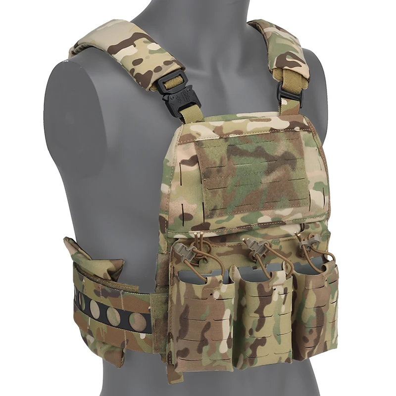 

Outdoor Tactical V5 PC Protective Vest Remove the Vest Quickly Bring Your Own Triplet Bag