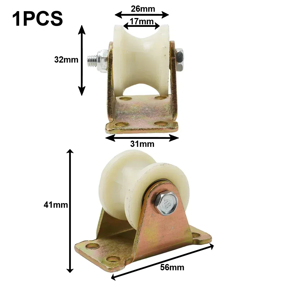 1pcs V-30MM U-30MM Nylon Grooved Roller Heavy Duty Sliding Door Rollers Smooth Silent Super Load-bearing Home Improvement
