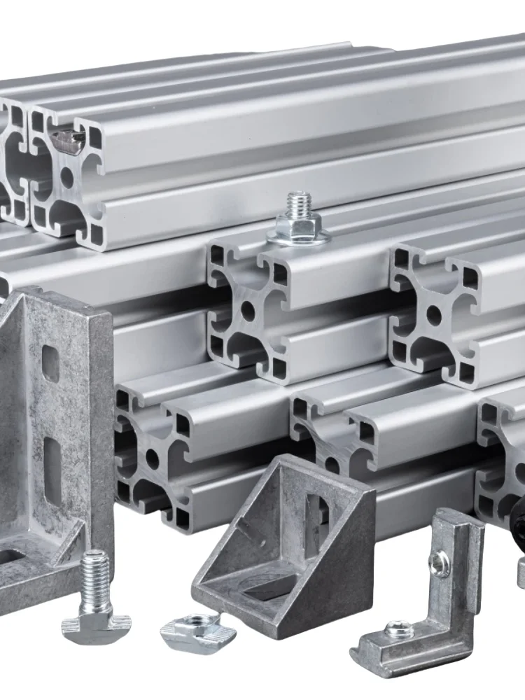 Description Picture 3 of itemEU 20 Sets Aluminum Profile T-slot Screws And Flange Nuts Screws And Nuts Set Industrial Accessories Aluminum Profile Accessorie