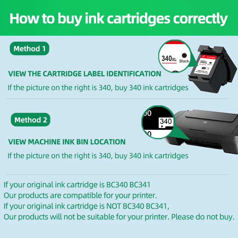 Canon - Canon  PIXUS インク　BC-340XL BC-341XL Amazon.com: Replacement BC-340 BC-341 Ink Cartridges