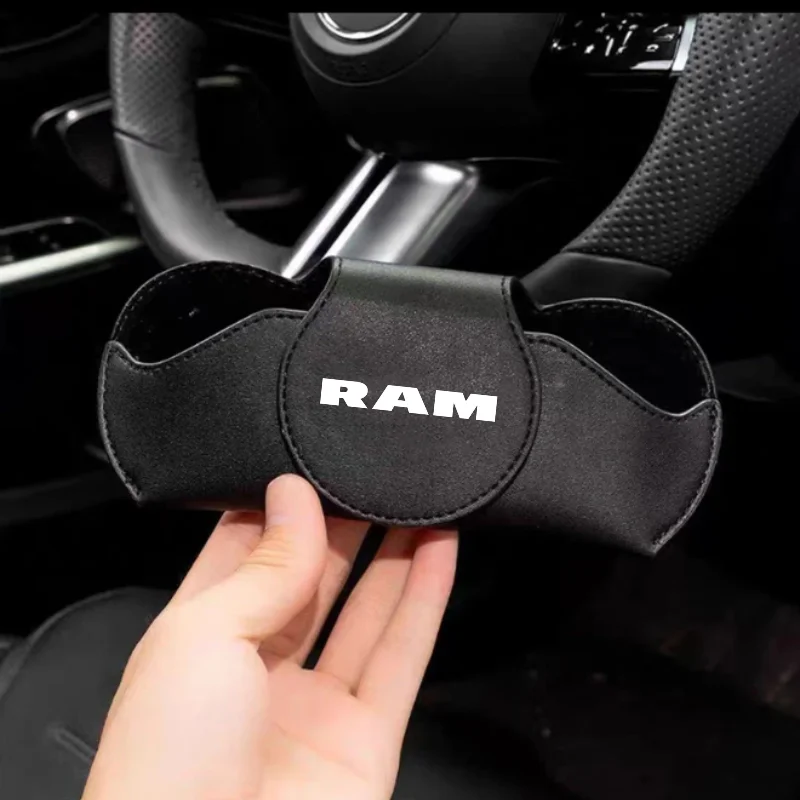 Car Sun Visor Sunglasses Case Multifunctional Car Eyeglass Clip For