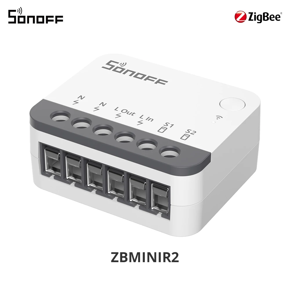 SONOFF ZBMINIR2 Extreme Zigbee Smart Switch Detach Relay External Switch