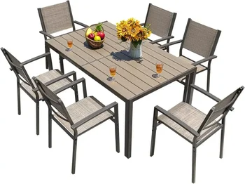 7-Piece Outdoor Patio Dining Set 1