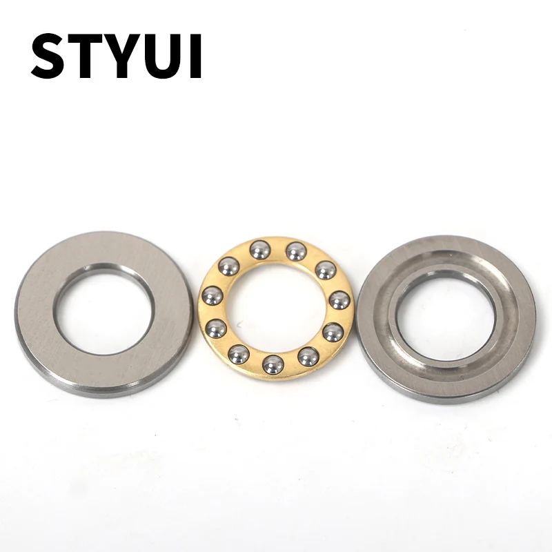 2pcs 평면 축 스러스트 볼 베어링 미니 F2-6M F2.5-6M F3-8M F5-10M F6-12M F7-15M F8-16M F10-18M F12-21M F12-23M 3-in-1
