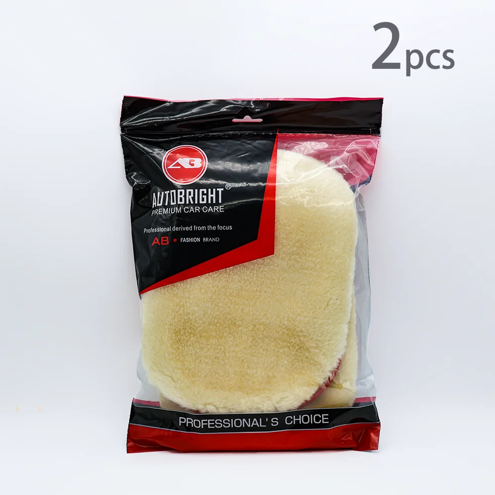 AUTOBRIGHT 2-Pack Microfiber Car Wash Gloves Non Scratch Extra Thick Dense Plush Detailing Mitt for Auto SUV Truck Cleaning