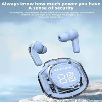TWS wireless headset Bluetooth headset sports game headset noise reduction earplug bass touch phone for smartphones - Image 3