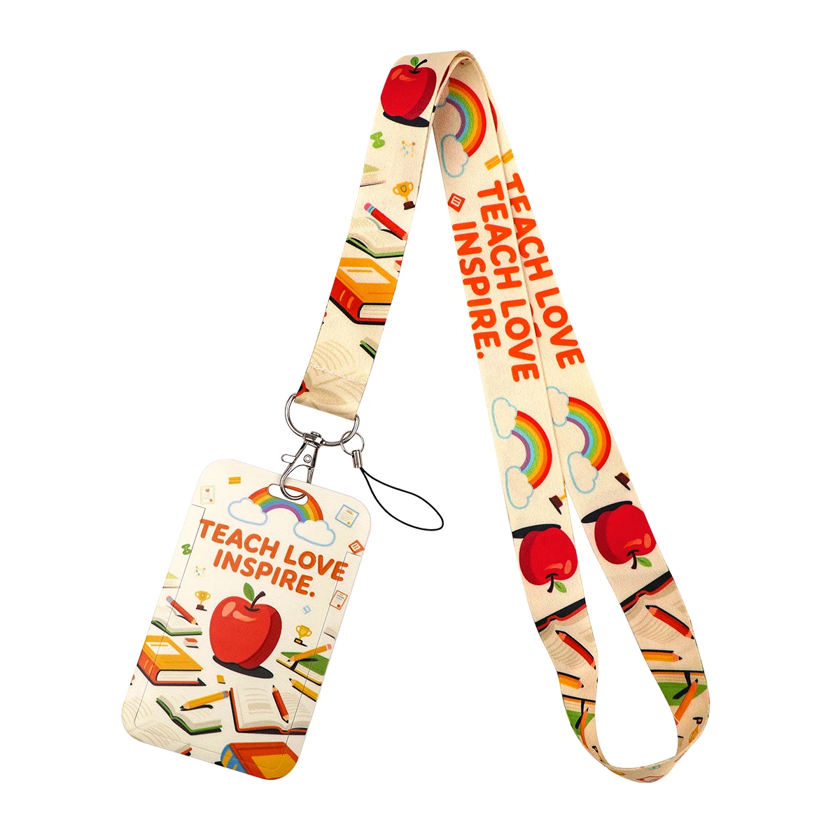Vibrant Quote Lanyards - Multi-Use Keychain & Badge Holder Accessory