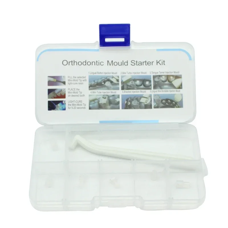 10sets Dental Kieferorthopädische Form Starter Kit Mini Bilden Form Injektion Formen Zahnarzt Kieferorthopädische Zubehör Werkzeuge