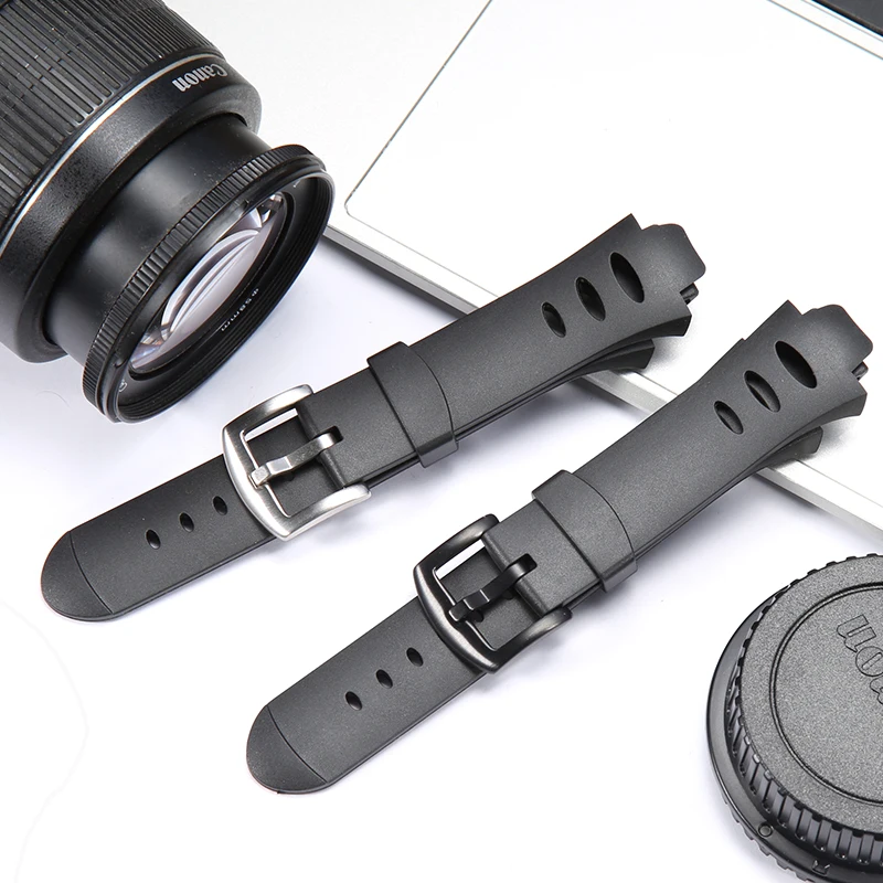 

Watch Accessories For Suunto Observe X6HRM Rubber Replacement Strap Men Sports Waterproof Band Stainless Steel Buckle