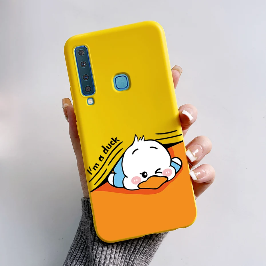 Stylish Painted Soft Silicone Shockproof Bumper Case for Samsung Galaxy A9 2018