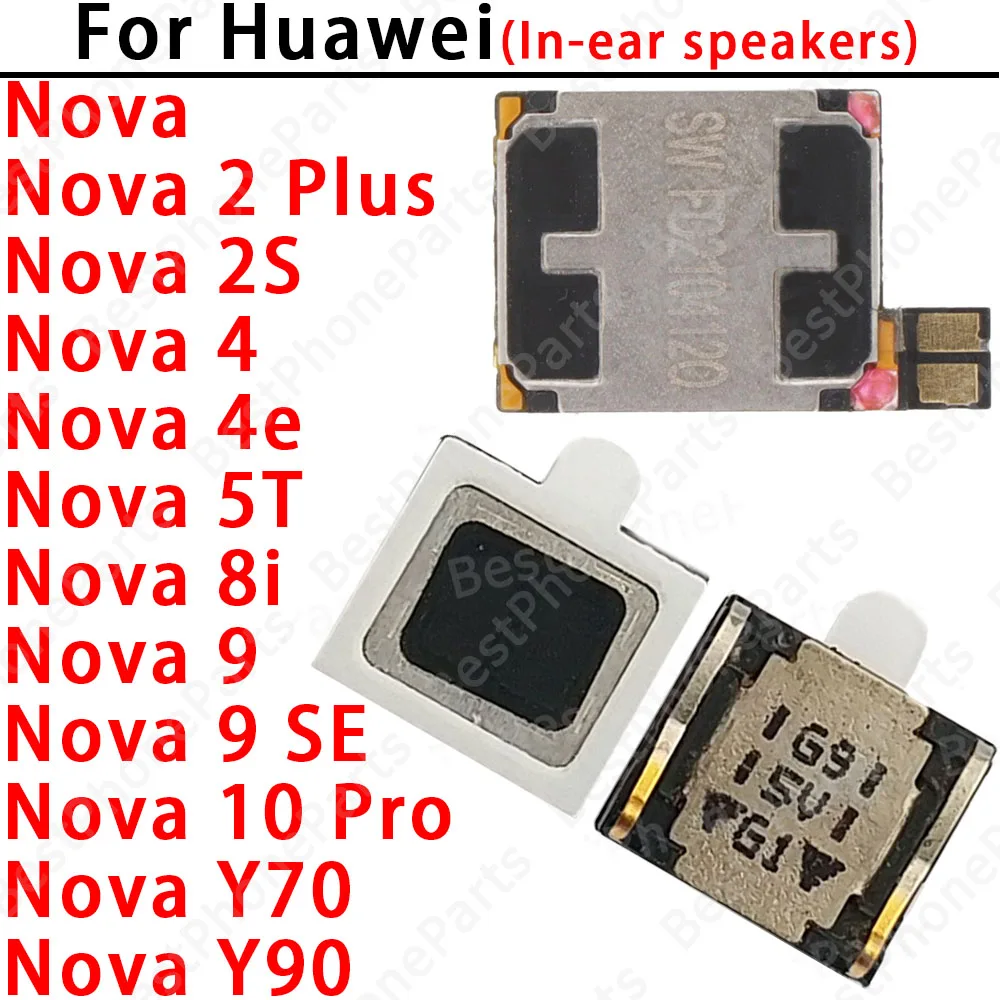 For Huawei Nova 2 Plus 2S 4 4E 5T 8i 9 SE 10 Pro Y70 Y90 Sound Earpiece for-huawei-nova-2-plus-2s-4-4e-5t-8i-9-se-10-pro-y70-y90-sound-earpiece