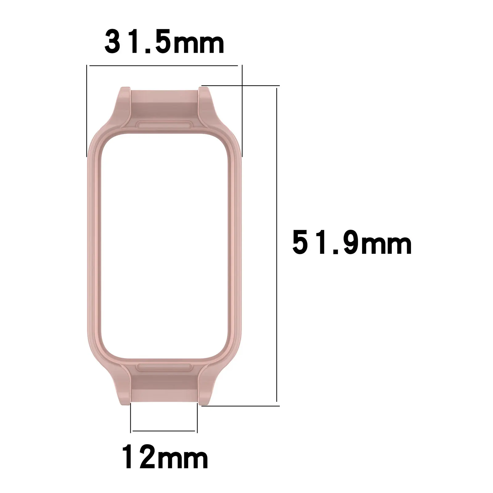 PC Protective Shockproof Case for Smartwatch - Hard Screen Protector Cover Shell