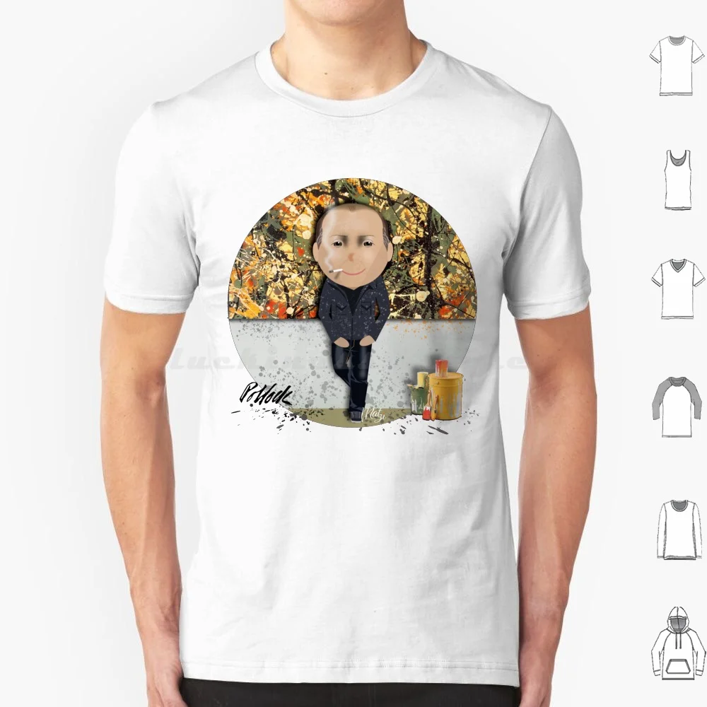 Pollock T Shirt 6Xl Cotton Cool Tee Abstract Expressionism Artist Painter Nyc New York