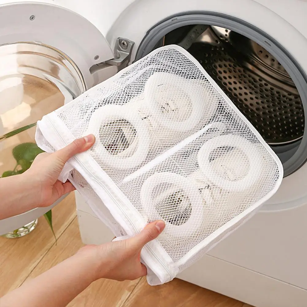 

Washing Machine Shoes Bag Travel Shoe Storage bags Portable Mesh Laundry bag Anti-deformation Protective Shoes Airing Dry Tools