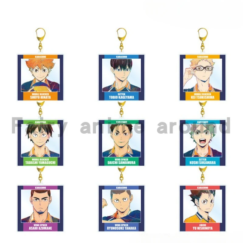 

Игра Tobio Kageyama Shoyo Hinata Sawamura Daichi Tanaka Ryunosuke Yamaguchi Tadashi брелок кукла аниме акриловый брелок подарок