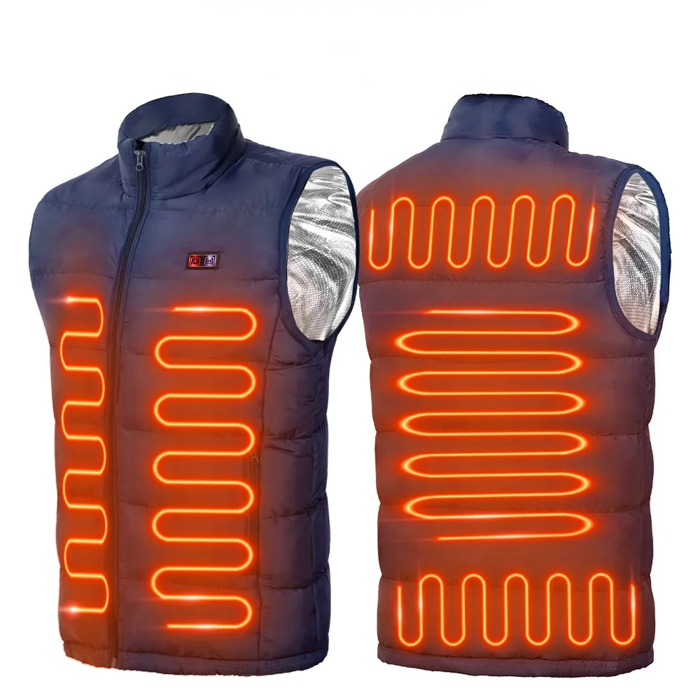 6xl 9 Places Usb Heated Vest Men Women 